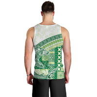 Samoa Mamanu Siapo Forest Green Men Tank Top Tatau Malie