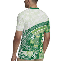 Samoa Mamanu Siapo Forest Green Rugby Jersey Tatau Malie