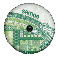 Samoa Mamanu Siapo Forest Green Spare Tire Cover Tatau Malie