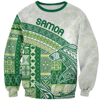 Samoa Mamanu Siapo Forest Green Sweatshirt Tatau Malie