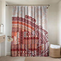 Samoa Mamanu Siapo Crimson Bathroom Set Tatau Malie
