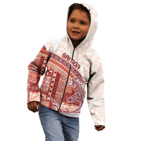 Samoa Mamanu Siapo Crimson Kid Hoodie Tatau Malie