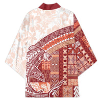 Samoa Mamanu Siapo Crimson Kimono Tatau Malie