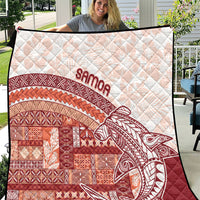 Samoa Mamanu Siapo Crimson Quilt Tatau Malie