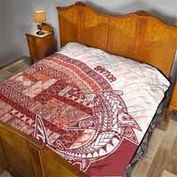Samoa Mamanu Siapo Crimson Quilt Tatau Malie