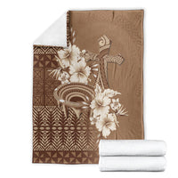 Tonga Ngatu Kupesi Brown Tapa Blanket Koe Otua Mo Tonga Ko Hoku Tofia LT7 - Polynesian Pride
