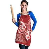 Tonga Ngatu Kupesi Royal Red Apron Koe Otua Mo Tonga Ko Hoku Tofia LT7 - Polynesian Pride