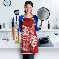 Tonga Ngatu Kupesi Royal Red Apron Koe Otua Mo Tonga Ko Hoku Tofia LT7 - Polynesian Pride