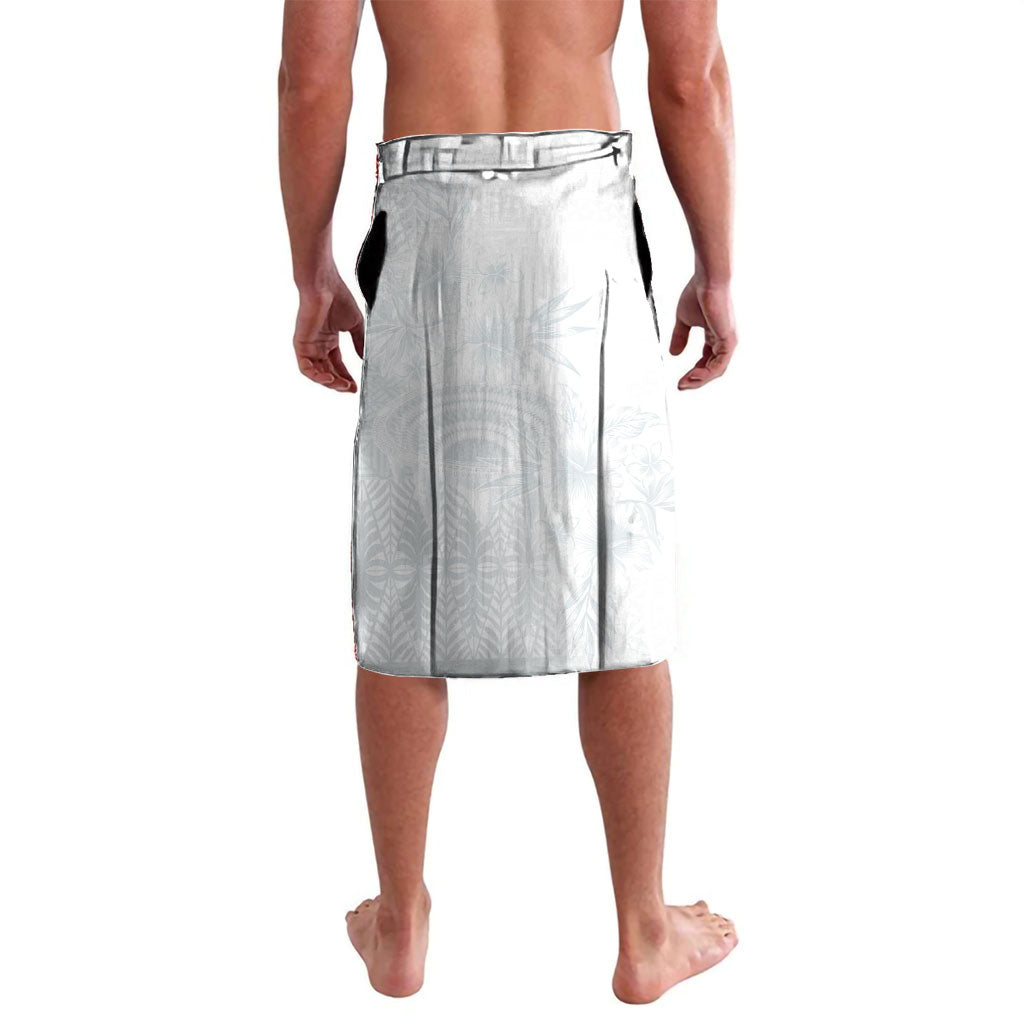 Tonga Ngatu Kupesi White Sunday Fakame Lavalava Koe Otua Mo Tonga Ko Hoku Tofia LT7 - Polynesian Pride