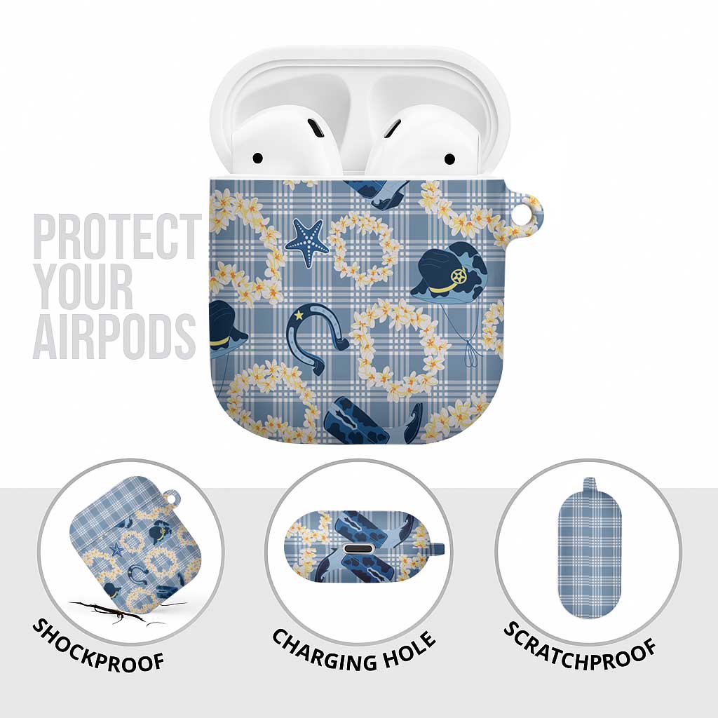 Aloha Hawaii Paniolo Jeans Palaka AirPods Case Coastal Rodeo - Polynesian Pride