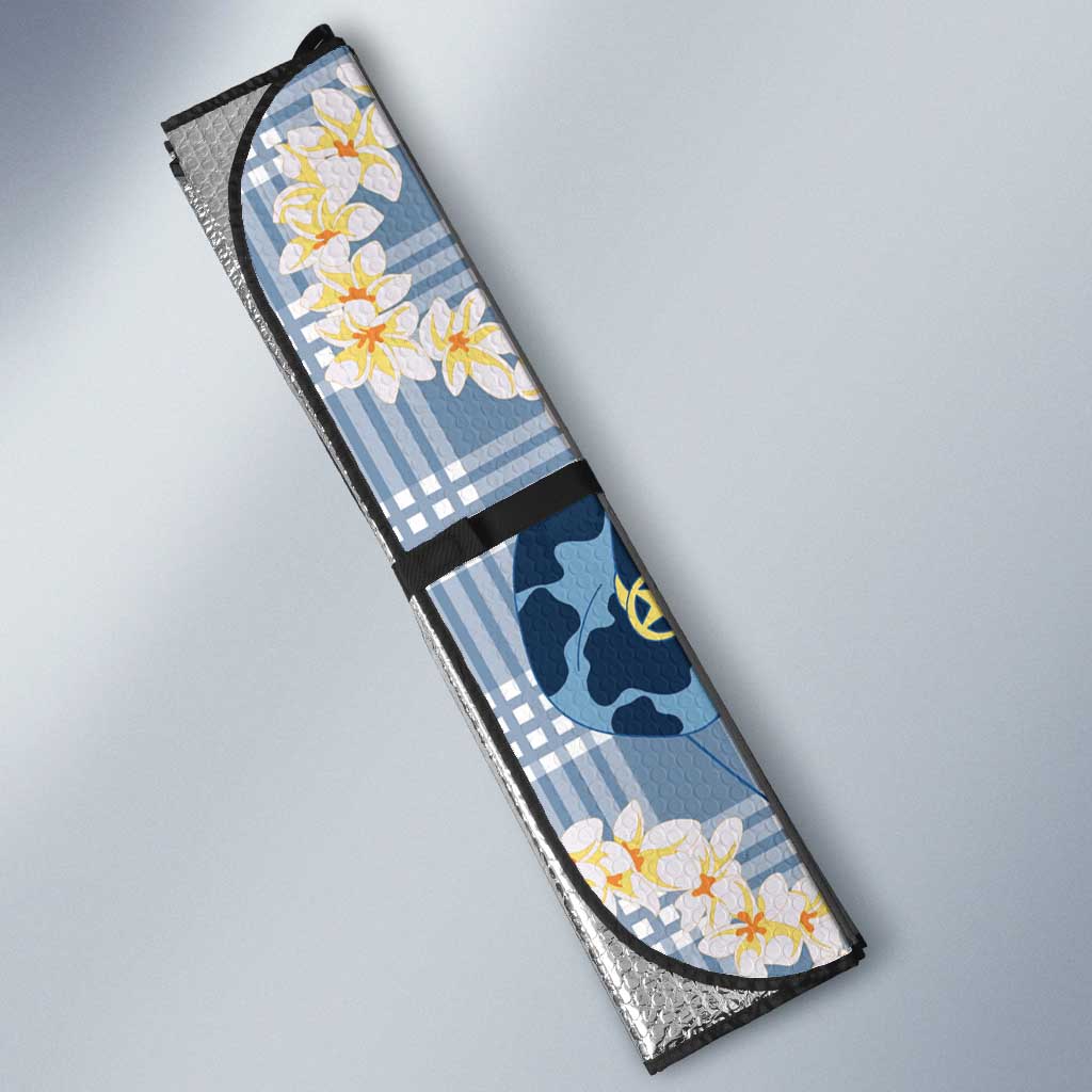 Aloha Hawaii Paniolo Jeans Palaka Auto Sun Shade Coastal Rodeo - Polynesian Pride