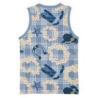 Aloha Hawaii Paniolo Jeans Palaka Basketball Jersey Coastal Rodeo - Polynesian Pride