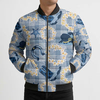 Aloha Hawaii Paniolo Jeans Palaka Bomber Puffer Jacket Coastal Rodeo - Polynesian Pride