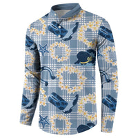 Aloha Hawaii Paniolo Jeans Palaka Button Sweatshirt Coastal Rodeo - Polynesian Pride