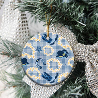 Aloha Hawaii Paniolo Jeans Palaka Ceramic Ornament Coastal Rodeo LT7 - Polynesian Pride