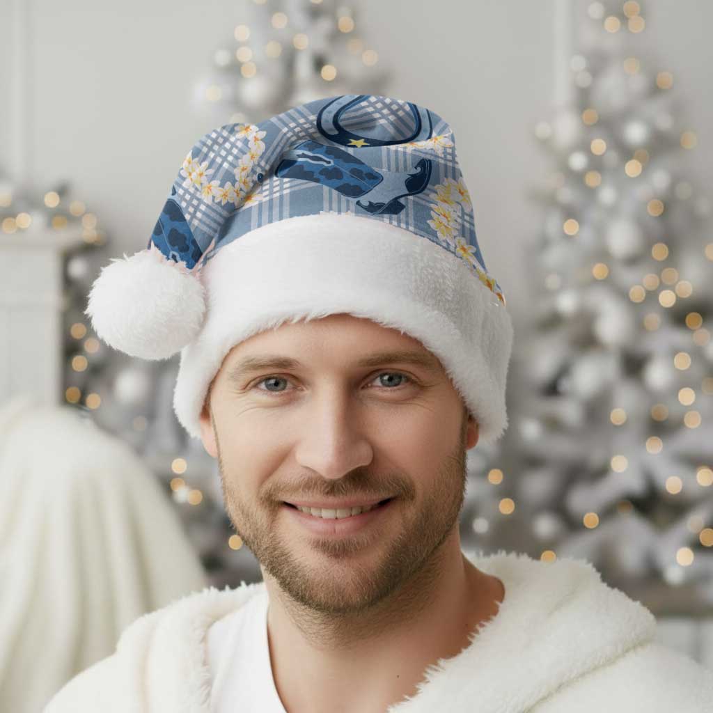 Aloha Hawaii Paniolo Jeans Palaka Christmas Santa Hat Coastal Rodeo - Polynesian Pride