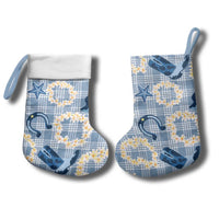 Aloha Hawaii Paniolo Jeans Palaka Christmas Stocking Coastal Rodeo - Polynesian Pride