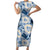 Aloha Hawaii Paniolo Jeans Palaka Family Matching Short Sleeve Bodycon Dress and Hawaiian Shirt Coastal Rodeo - Polynesian Pride