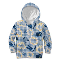 Aloha Hawaii Paniolo Jeans Palaka Kid Hoodie Coastal Rodeo - Polynesian Pride