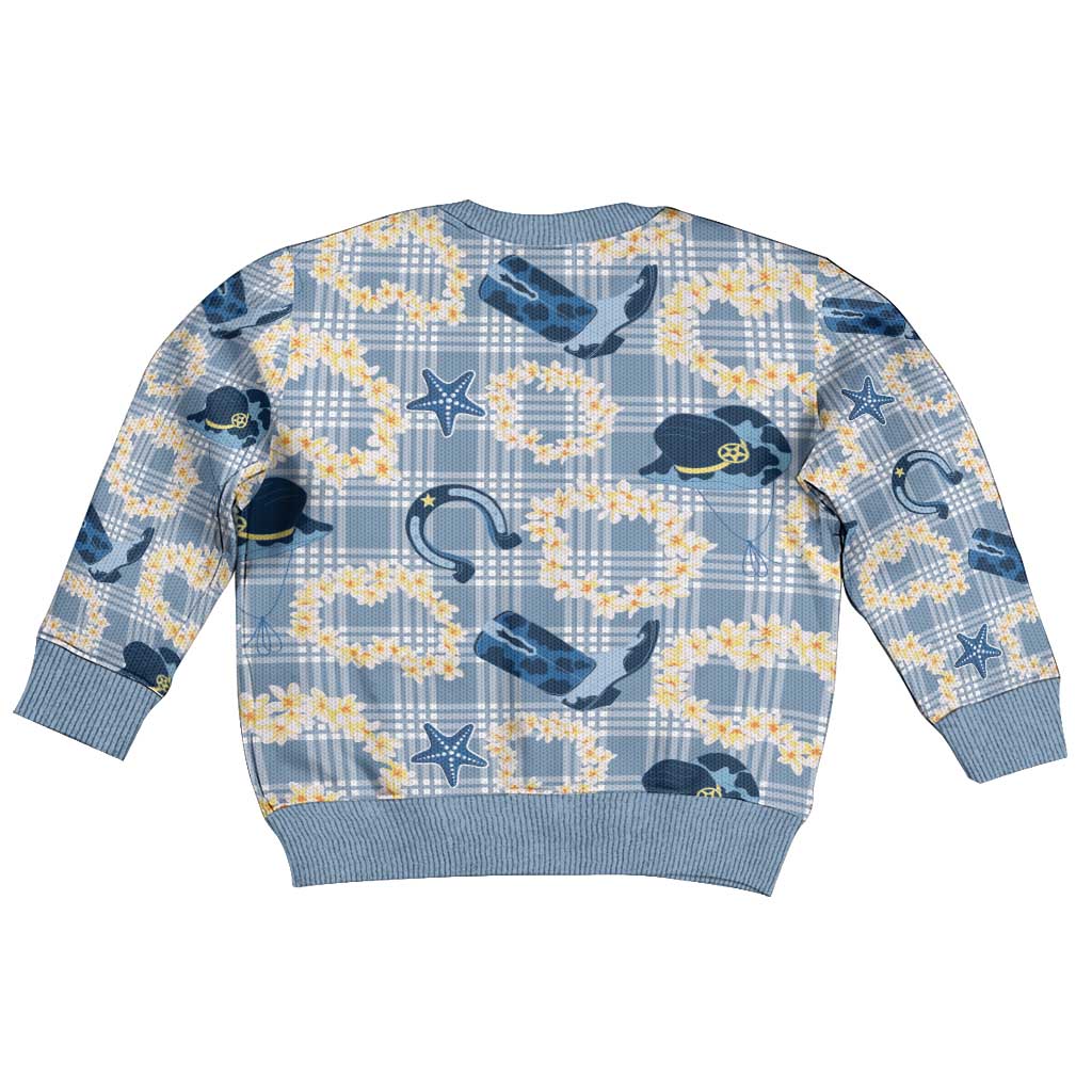 Aloha Hawaii Paniolo Jeans Palaka Kid Ugly Christmas Sweater Coastal Rodeo - Polynesian Pride