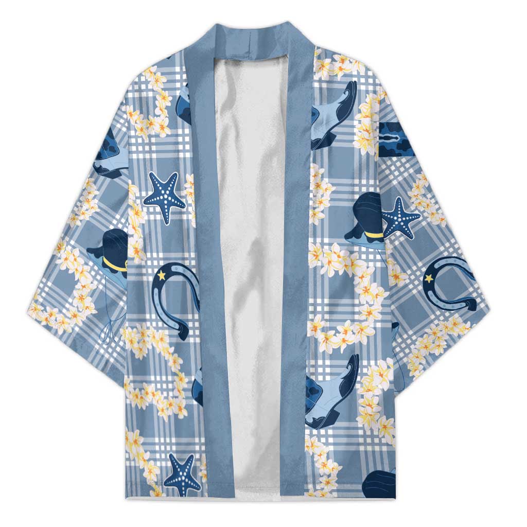 Aloha Hawaii Paniolo Jeans Palaka Kimono Coastal Rodeo - Polynesian Pride