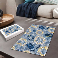 Aloha Hawaii Paniolo Jeans Palaka Puzzle Coastal Rodeo - Polynesian Pride