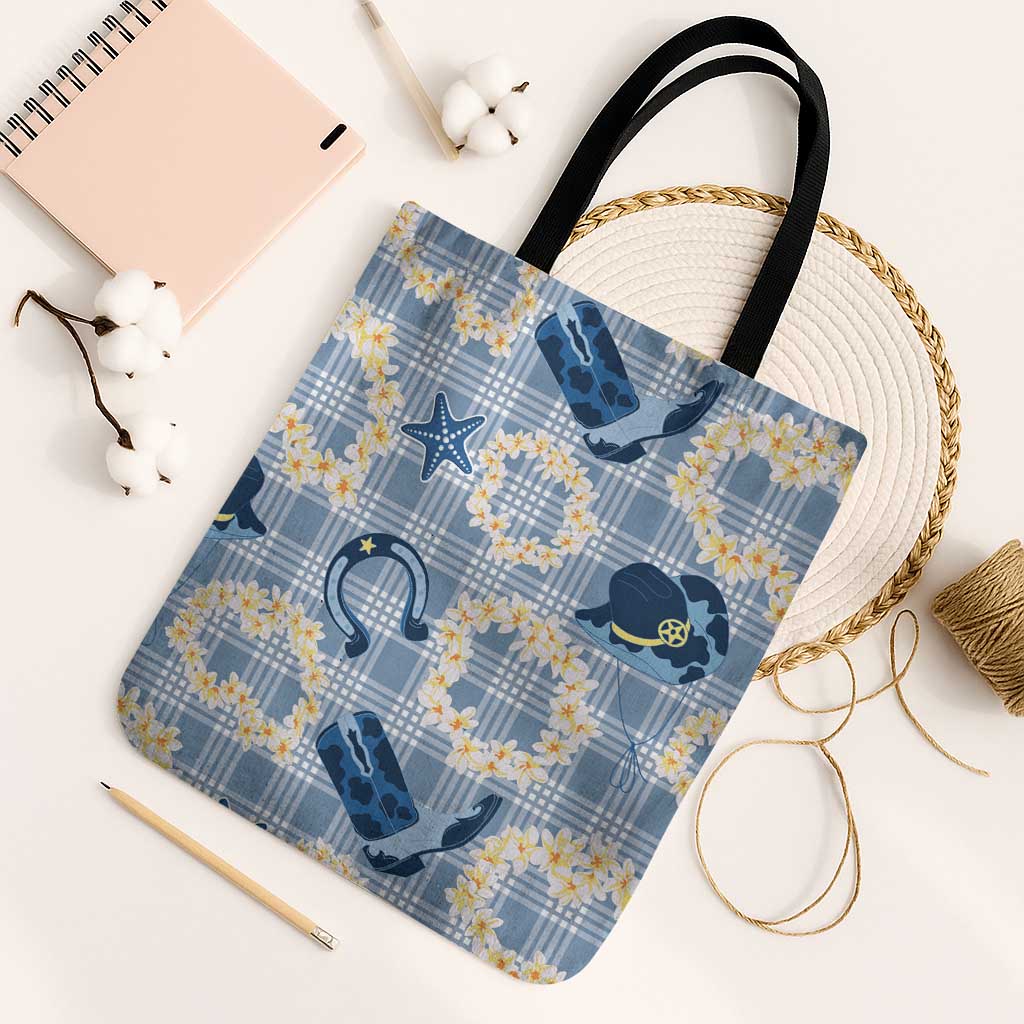 Aloha Hawaii Paniolo Jeans Palaka Tote Bag Coastal Rodeo - Polynesian Pride