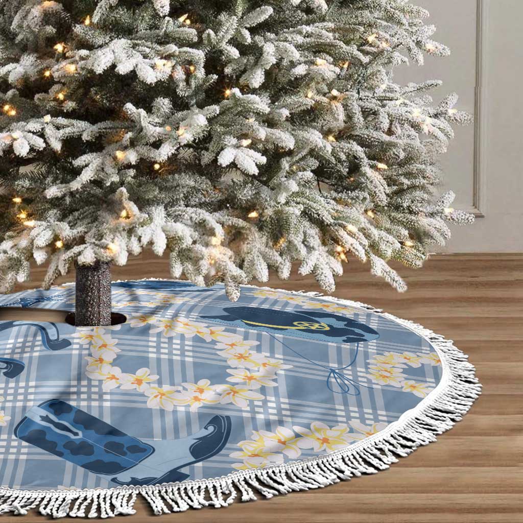 Aloha Hawaii Paniolo Jeans Palaka Tree Skirt Coastal Rodeo - Polynesian Pride