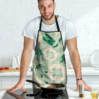 Aloha Hawaii Paniolo Mint Palaka Apron Coastal Rodeo - Polynesian Pride