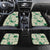 Aloha Hawaii Paniolo Mint Palaka Car Mats Coastal Rodeo - Polynesian Pride