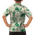 Aloha Hawaii Paniolo Mint Palaka Family Matching Short Sleeve Bodycon Dress and Hawaiian Shirt Coastal Rodeo - Polynesian Pride