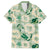 Aloha Hawaii Paniolo Mint Palaka Family Matching Short Sleeve Bodycon Dress and Hawaiian Shirt Coastal Rodeo - Polynesian Pride