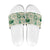 Aloha Hawaii Paniolo Mint Palaka Slide Sandals Coastal Rodeo - Polynesian Pride