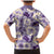 Aloha Hawaii Paniolo Lavender Palaka Family Matching Mermaid Dress and Hawaiian Shirt Coastal Rodeo - Polynesian Pride