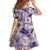 Aloha Hawaii Paniolo Lavender Palaka Family Matching Puletasi and Hawaiian Shirt Coastal Rodeo - Polynesian Pride