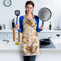 Aloha Hawaii Paniolo Khaki Palaka Apron Coastal Rodeo - Polynesian Pride