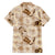 Aloha Hawaii Paniolo Khaki Palaka Family Matching Long Sleeve Bodycon Dress and Hawaiian Shirt Coastal Rodeo - Polynesian Pride