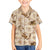 Aloha Hawaii Paniolo Khaki Palaka Family Matching Long Sleeve Bodycon Dress and Hawaiian Shirt Coastal Rodeo - Polynesian Pride