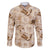 Aloha Hawaii Paniolo Khaki Palaka Family Matching Mermaid Dress and Hawaiian Shirt Coastal Rodeo - Polynesian Pride