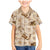 Aloha Hawaii Paniolo Khaki Palaka Family Matching Mermaid Dress and Hawaiian Shirt Coastal Rodeo - Polynesian Pride