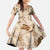 Aloha Hawaii Paniolo Khaki Palaka Family Matching Puletasi and Hawaiian Shirt Coastal Rodeo - Polynesian Pride