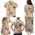Aloha Hawaii Paniolo Khaki Palaka Family Matching Puletasi and Hawaiian Shirt Coastal Rodeo - Polynesian Pride
