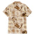 Aloha Hawaii Paniolo Khaki Palaka Family Matching Short Sleeve Bodycon Dress and Hawaiian Shirt Coastal Rodeo - Polynesian Pride
