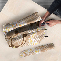 Aloha Hawaii Paniolo Khaki Palaka Umbrella Coastal Rodeo - Polynesian Pride