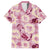 Aloha Hawaii Paniolo Lokelani Rose Palaka Family Matching Long Sleeve Bodycon Dress and Hawaiian Shirt Coastal Rodeo - Polynesian Pride