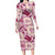 Aloha Hawaii Paniolo Lokelani Rose Palaka Family Matching Long Sleeve Bodycon Dress and Hawaiian Shirt Coastal Rodeo - Polynesian Pride