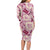 Aloha Hawaii Paniolo Lokelani Rose Palaka Family Matching Long Sleeve Bodycon Dress and Hawaiian Shirt Coastal Rodeo - Polynesian Pride