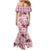 Aloha Hawaii Paniolo Lokelani Rose Palaka Family Matching Mermaid Dress and Hawaiian Shirt Coastal Rodeo - Polynesian Pride