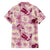 Aloha Hawaii Paniolo Lokelani Rose Palaka Family Matching Short Sleeve Bodycon Dress and Hawaiian Shirt Coastal Rodeo - Polynesian Pride