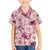 Aloha Hawaii Paniolo Lokelani Rose Palaka Family Matching Short Sleeve Bodycon Dress and Hawaiian Shirt Coastal Rodeo - Polynesian Pride